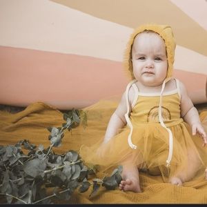 Wild Wawa Tutu in Honey 6-12 months